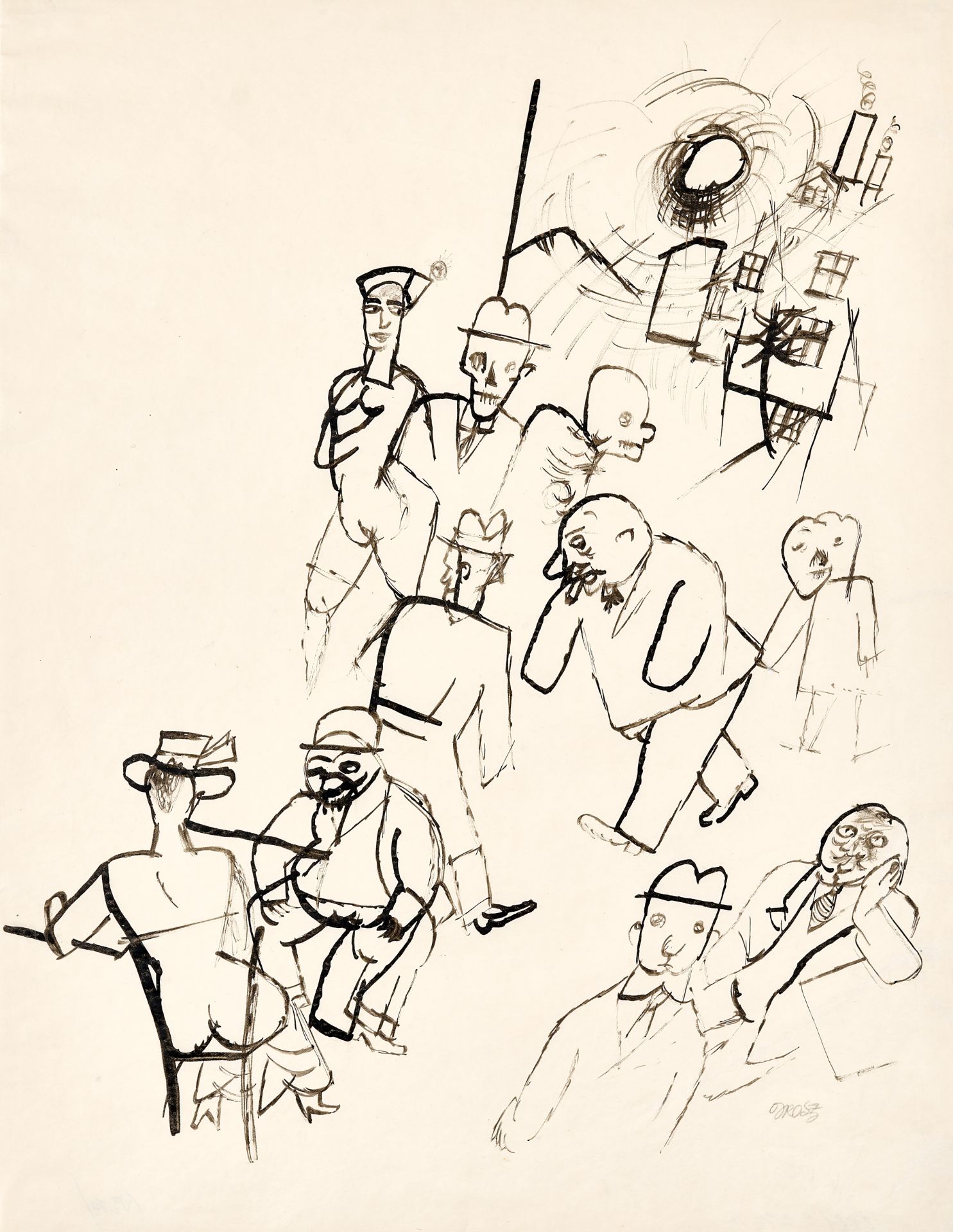 GEORGE GROSZ (1892 - 1959, Berlin)