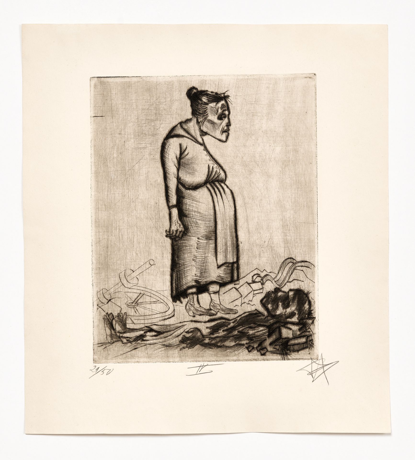 OTTO DIX (1891 Untermhaus bei Gera - 1969 Singen) - Image 4 of 12