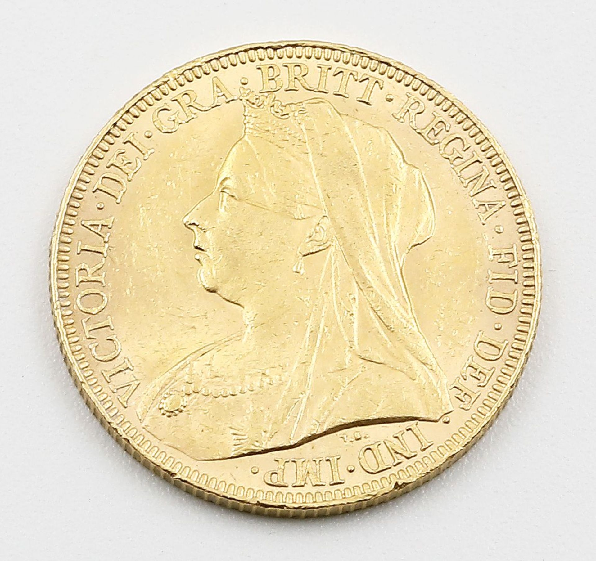 Großbritannien, Victoria, Sovereign (1 Pfund) 1894. - Image 2 of 2
