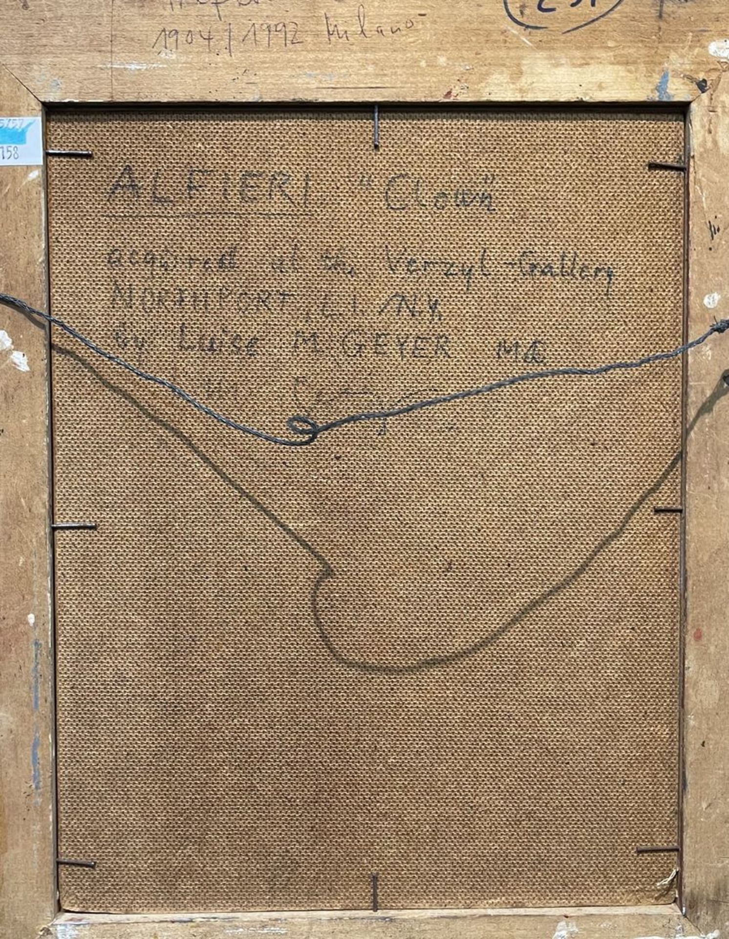 Alfieri, Attilio (1904 Loreto - Mailand 1992) - Image 2 of 2