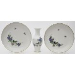 Zwei Schalen und Vase, Meissen,