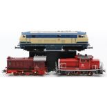 3 Diesel- und Rangierloks, Märklin H0.