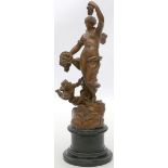 Skulptur "Psyche mit Putto".