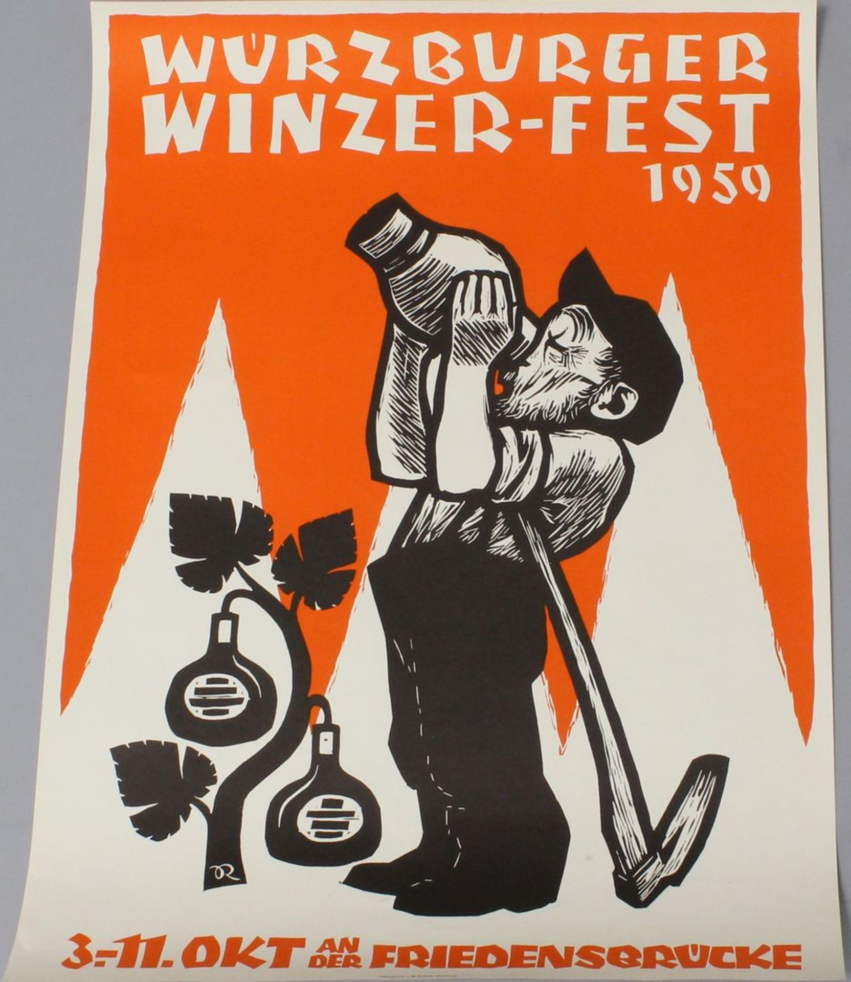 Plakat "Würzburger Winzerfest" (1959)