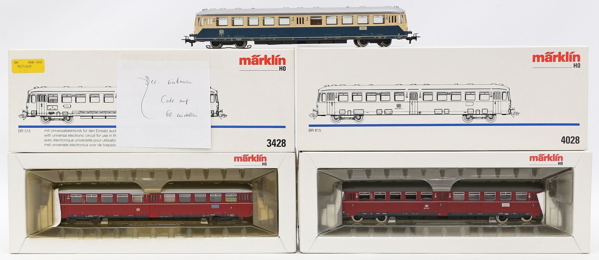 2 Triebwagen, Märklin H0.