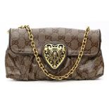 "Hysteria Crystal GG Babouska Heart" Pochette, Gucci.