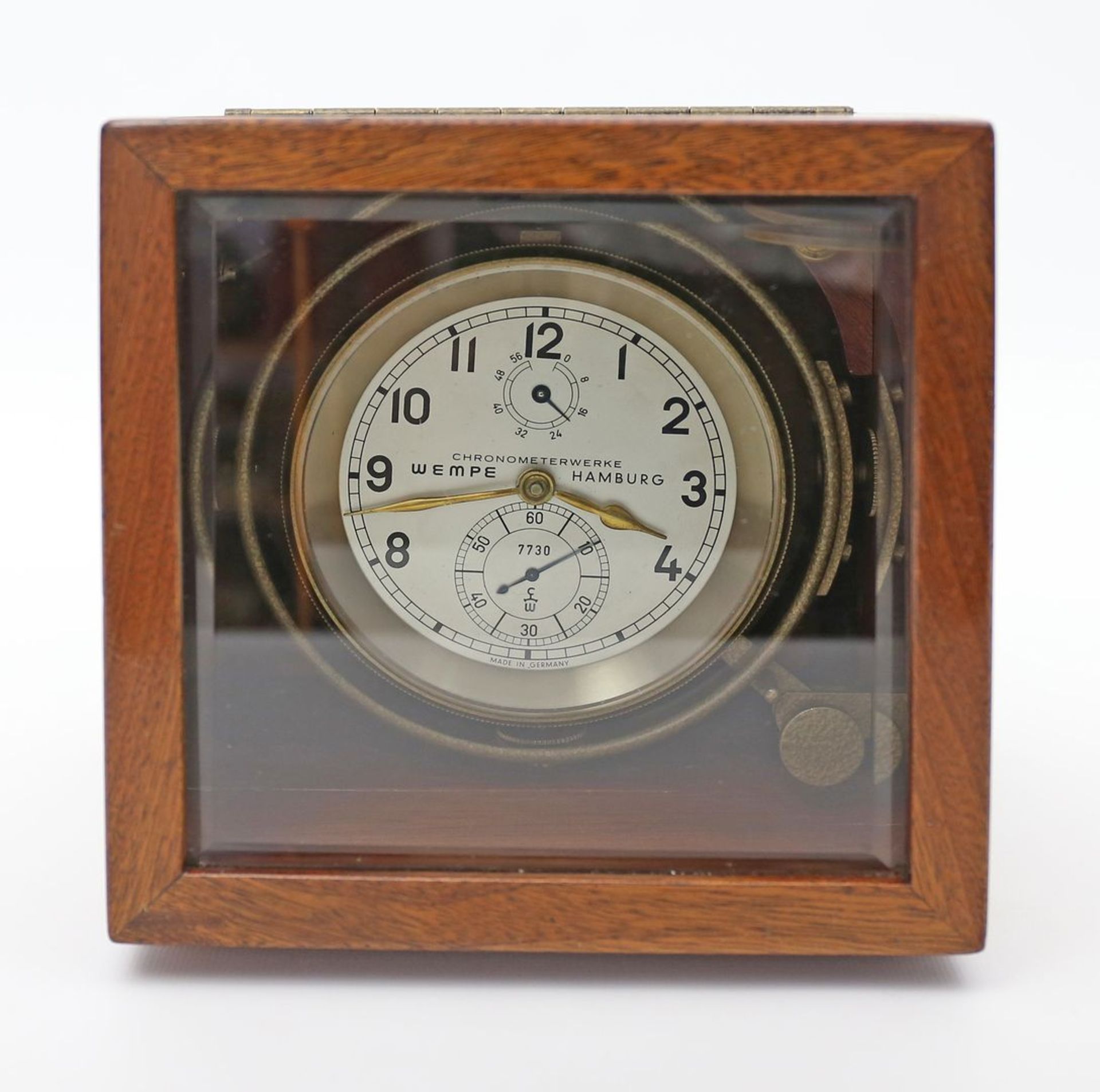 Marinechronometer, Chronometerwerke Wempe, Hamburg. - Image 2 of 2