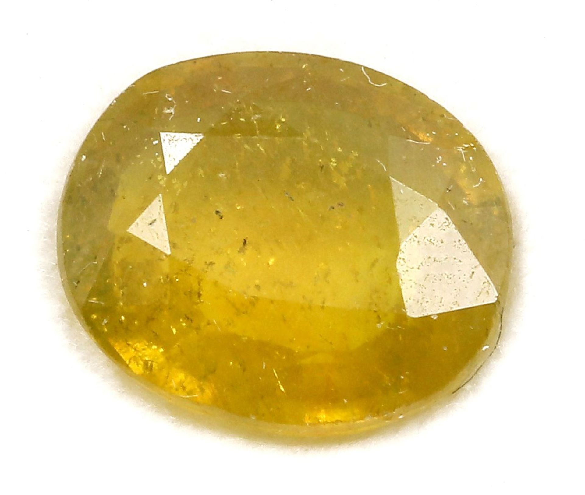 Gelber Saphir, ca. 5 ct.