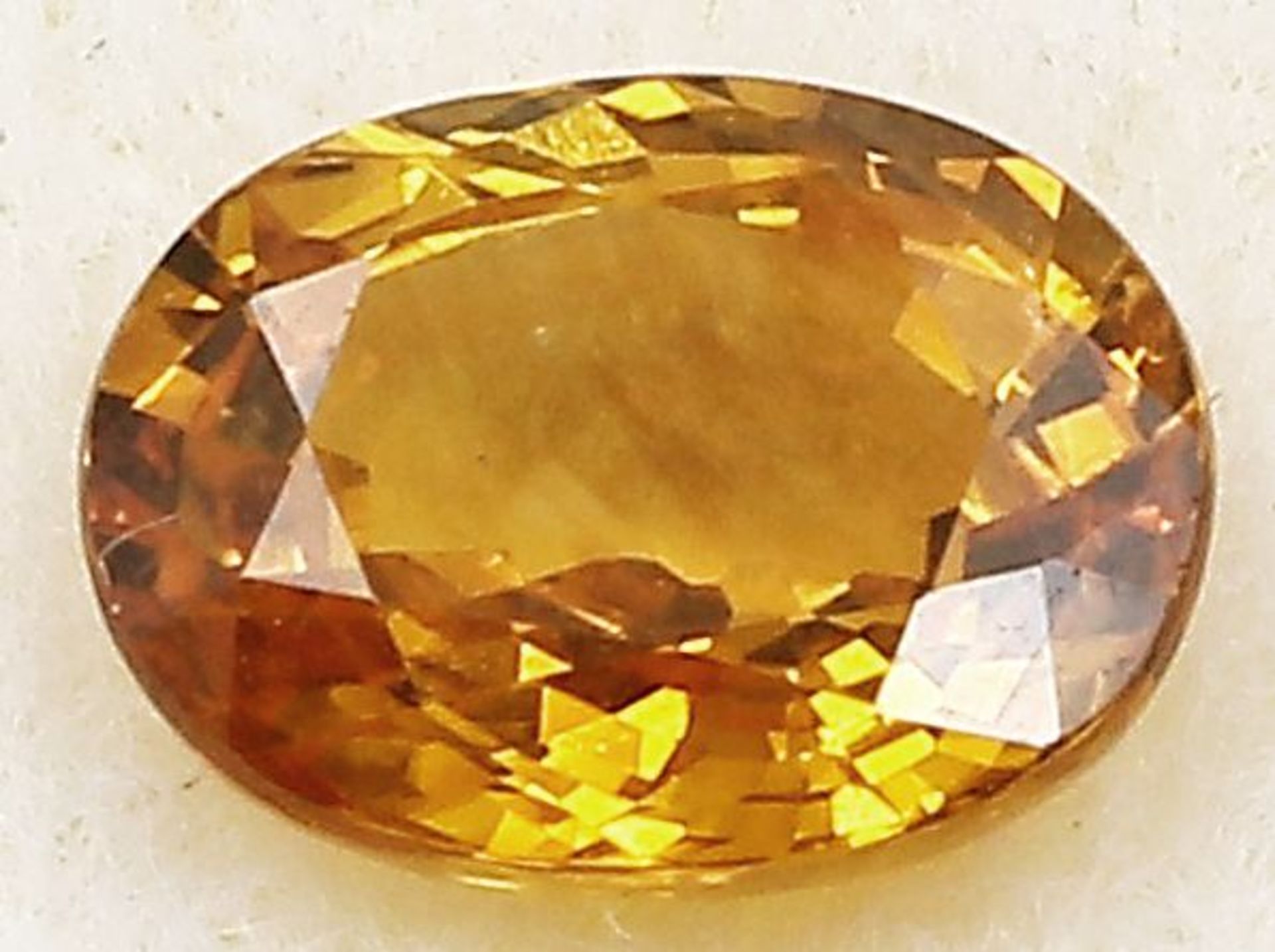 Gelber Saphir, 2,1 ct.