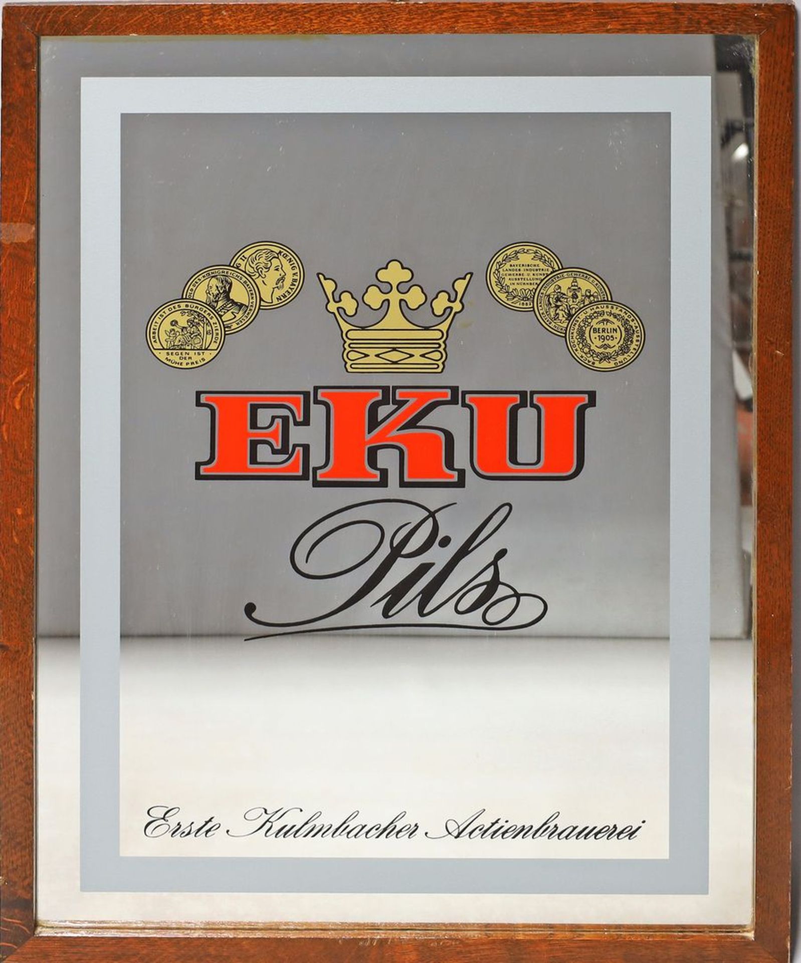 Werbespiegel "EKU Pils".