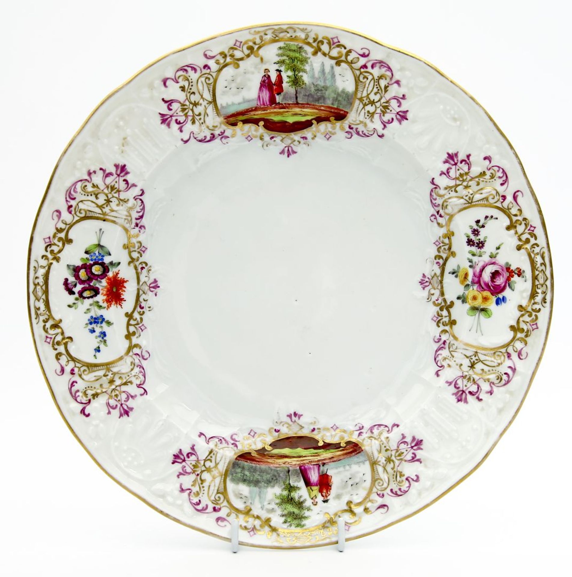 Teller, Meissen,