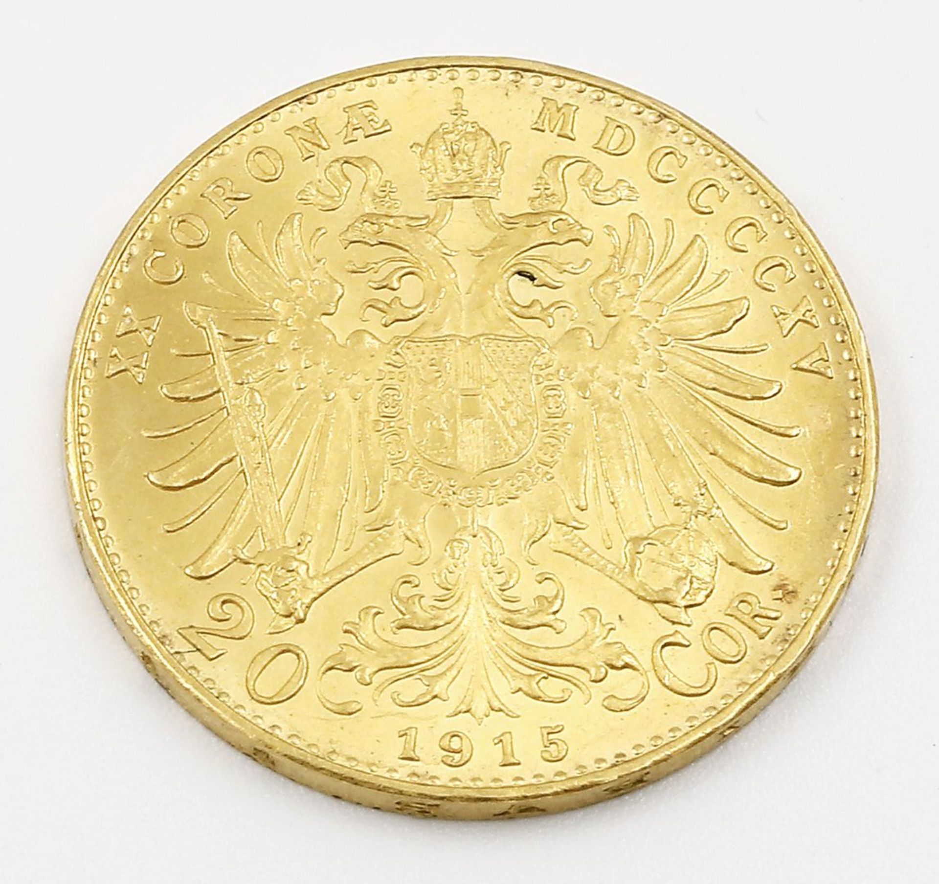 Österreich, 20 Kronen 1915 (NP). - Bild 2 aus 2