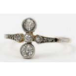 Art Deco-Diamantring.