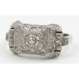 Art Deco-Diamantring.