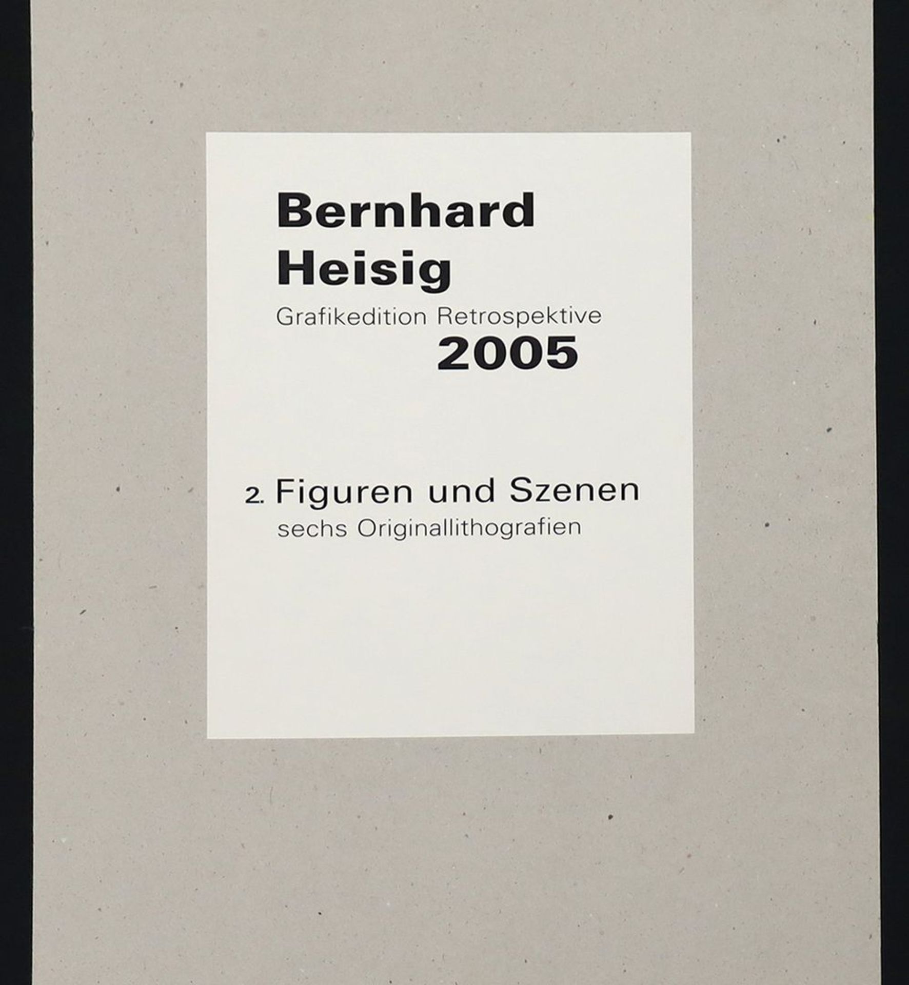 Heisig, Bernhard (1925 Breslau - Strohdehne 2011) - Bild 2 aus 2