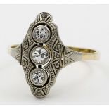 Art Deco-Diamantring.