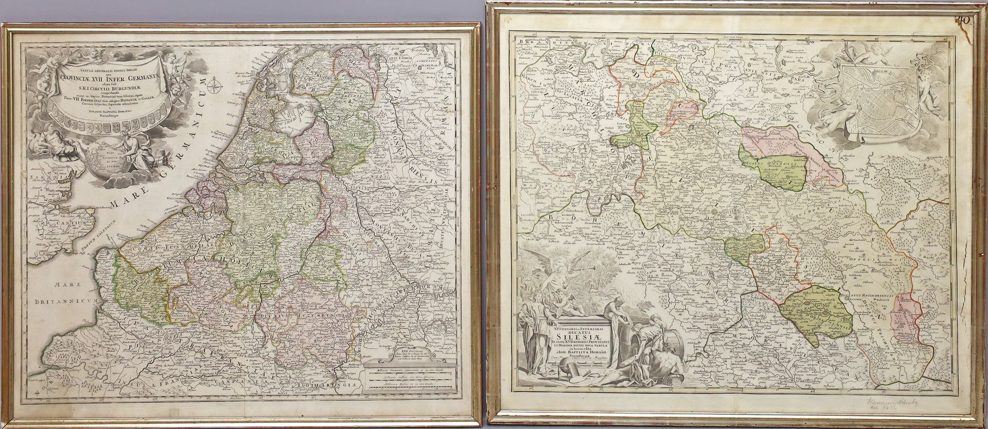 Drei Kupferstichkarten (18. Jh.) - Image 3 of 3