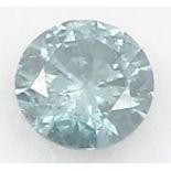 Blauer Brillant, 0,25 ct.,