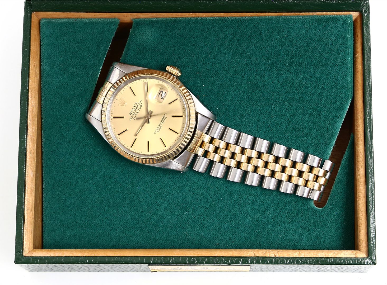 Herrenarmbanduhr "ROLEX Oyster Perpetual Datejust". - Image 2 of 2