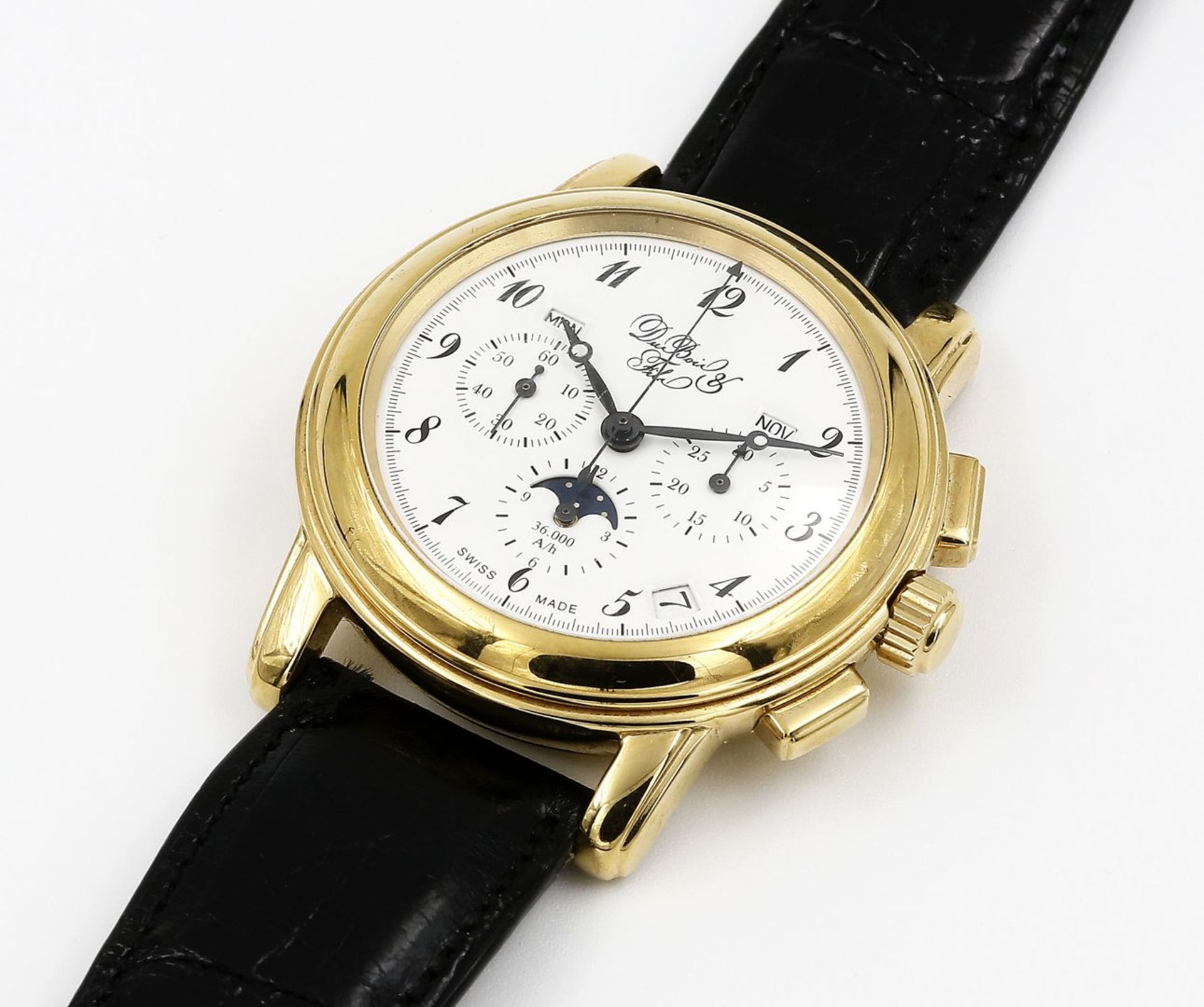 Herren-Armbandchronograph "Ph. Du Bois & Fils S.A.".