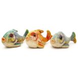 3 Steiff-Fische "Flossy".