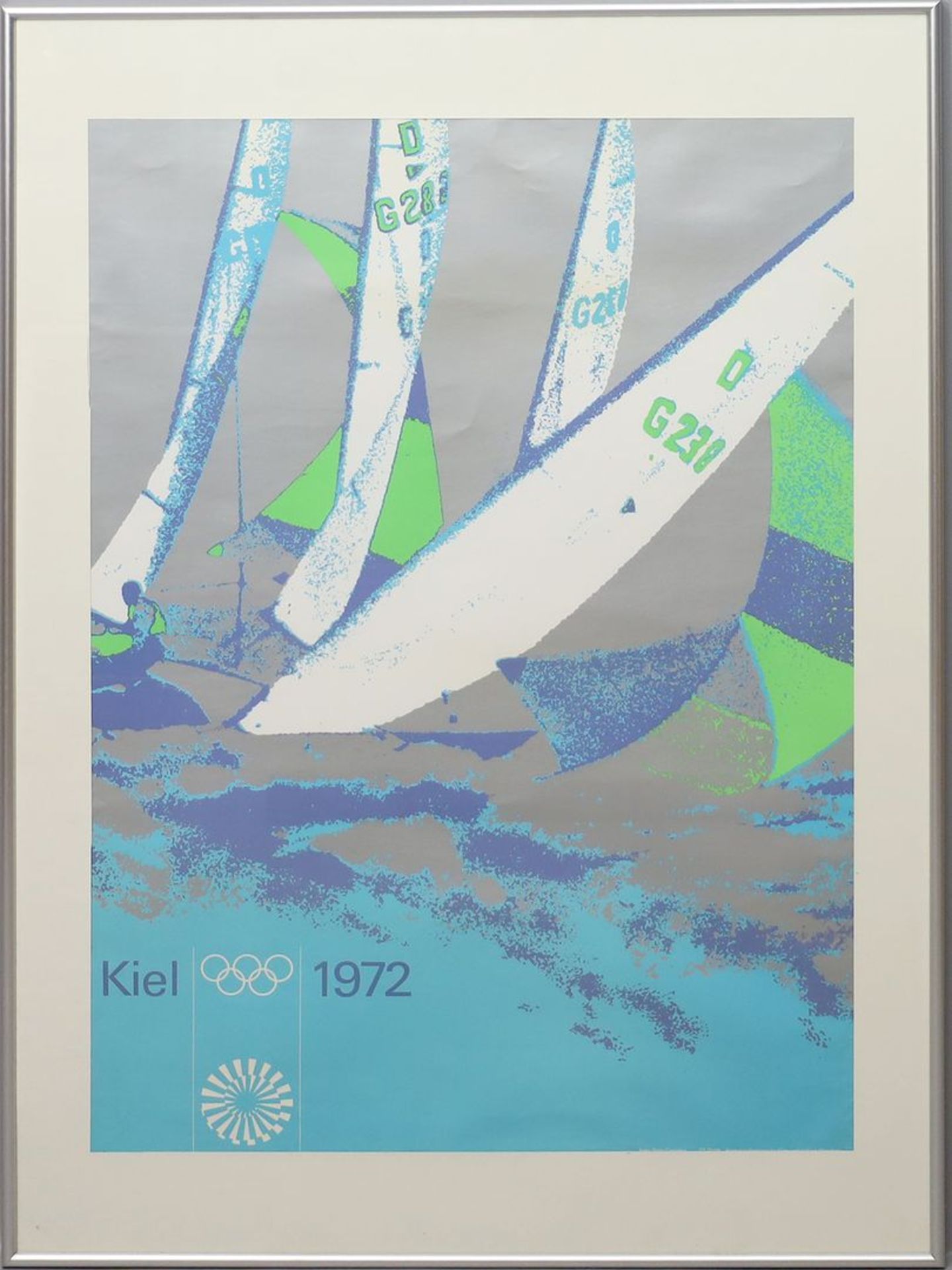 2 Plakate "Olympische Spiele 1972", - Image 2 of 2