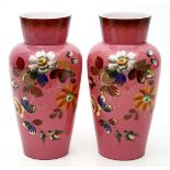 Paar Biedermeier-Vasen.