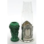 Jugendstil- und Art Deco-Vase.