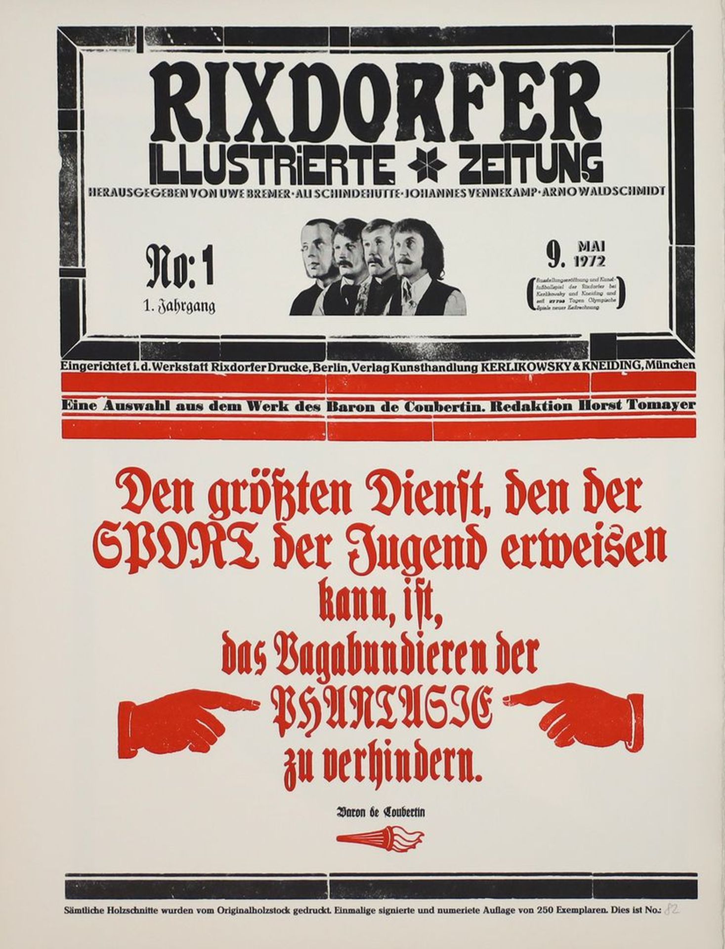 Mappe "Rixdorfer Illustrierte Zeitung", No.1.