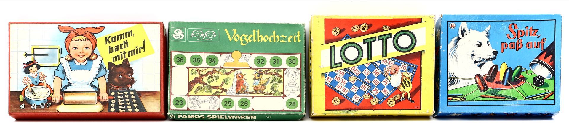 6 alte Spiele: