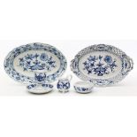 5 Teile Porzellan, Meissen,