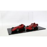 2 Modellautos "Ferrari", 1:12.