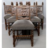 6 Stühle im Renaissancestil.