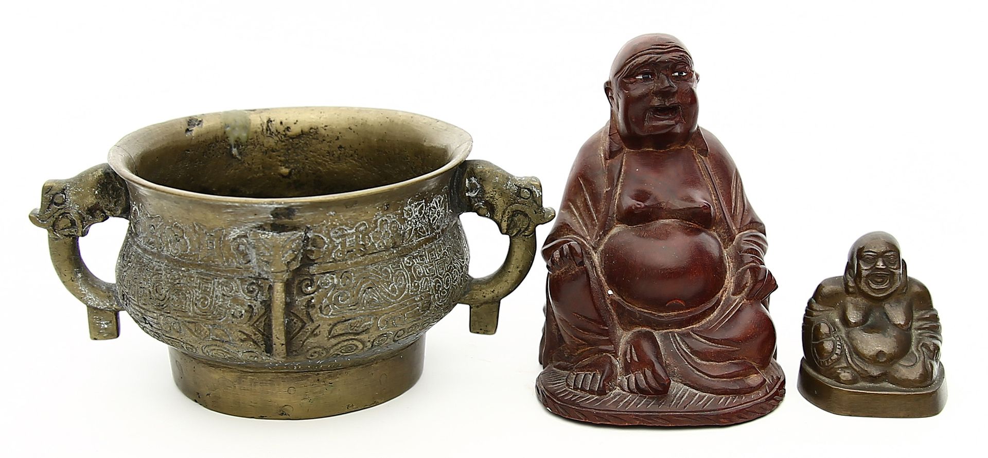 Weihrauchbrenner - Koro, großer und kleiner Buddha.