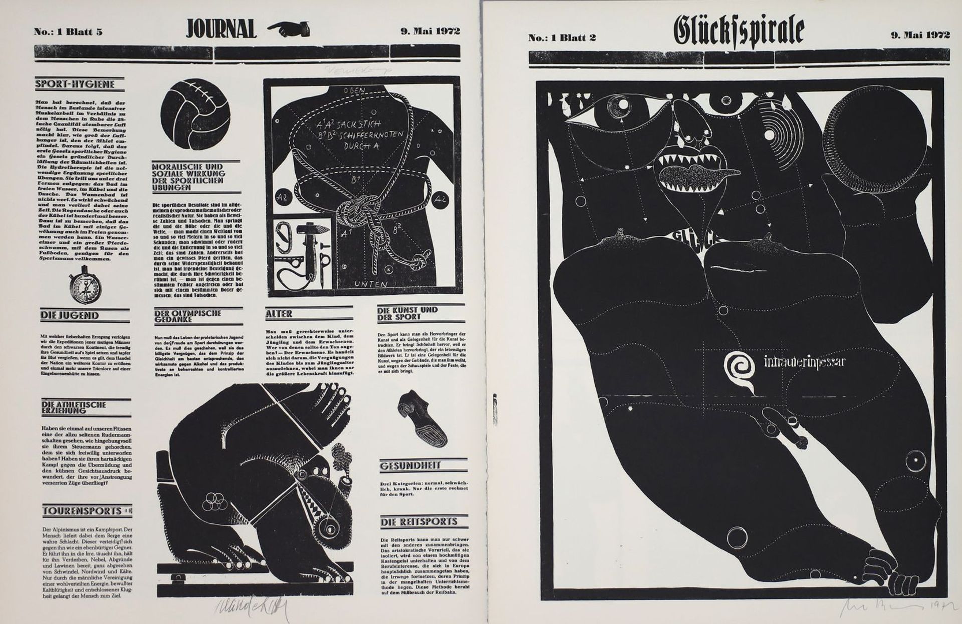 Mappe "Rixdorfer Illustrierte Zeitung", No.1. - Image 2 of 2