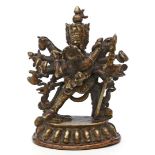 Skulptur des Chakrasamvara im Yabyum.