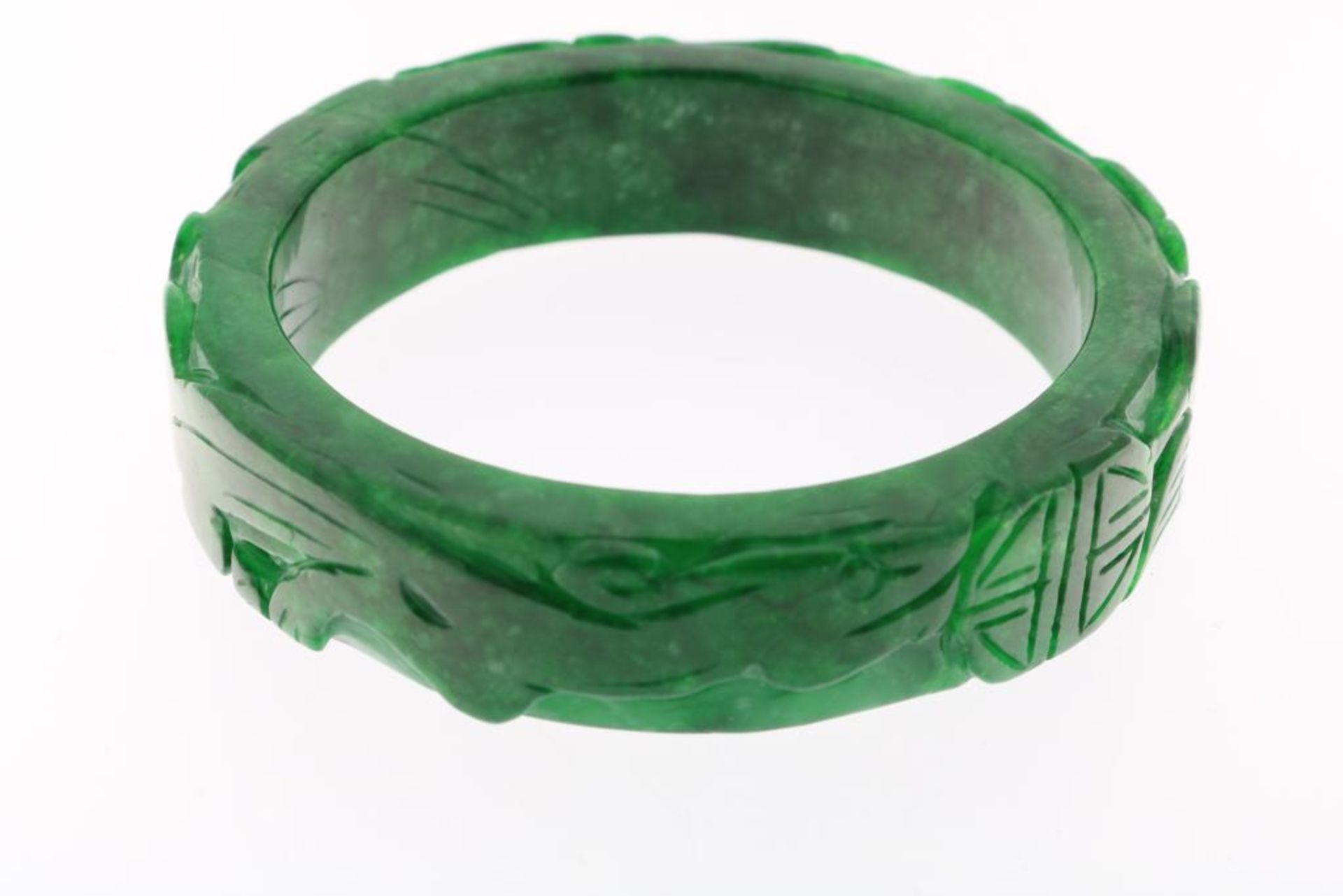 Jade armband met Shou teken, Chinees - Bild 5 aus 5