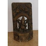 Houten snijwerk Ganesha