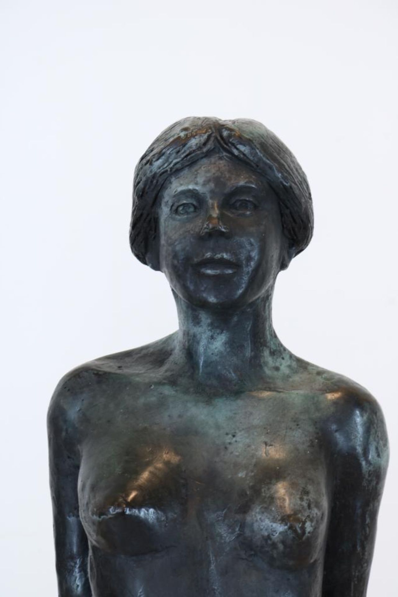 Bronzen sculptuur van naakte dame - Bild 2 aus 5