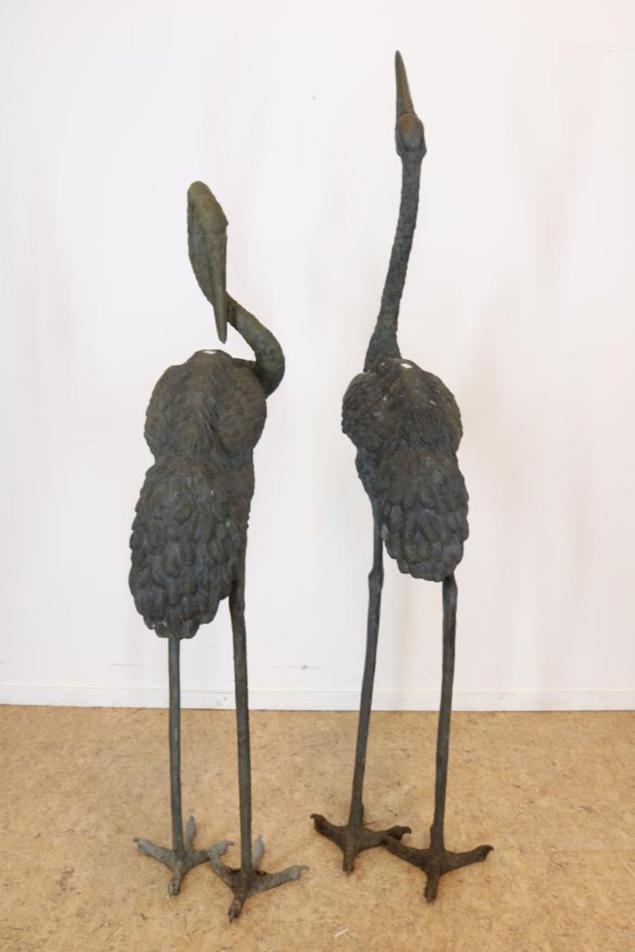 Stel bronzen sculpturen van kraanvogels - Bild 2 aus 5