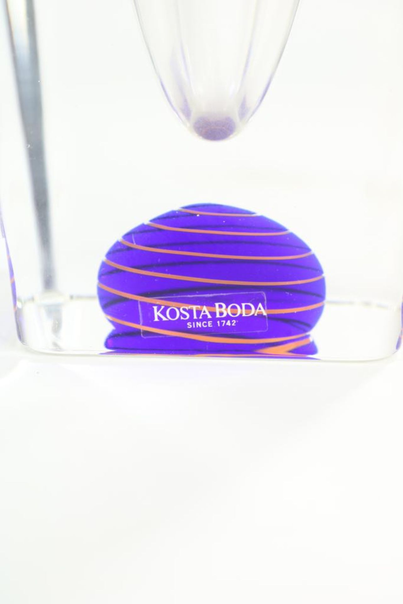 Dikglazen vaas, Kosta Boda - Bild 3 aus 5