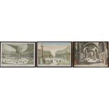 Lot van 3 gravures