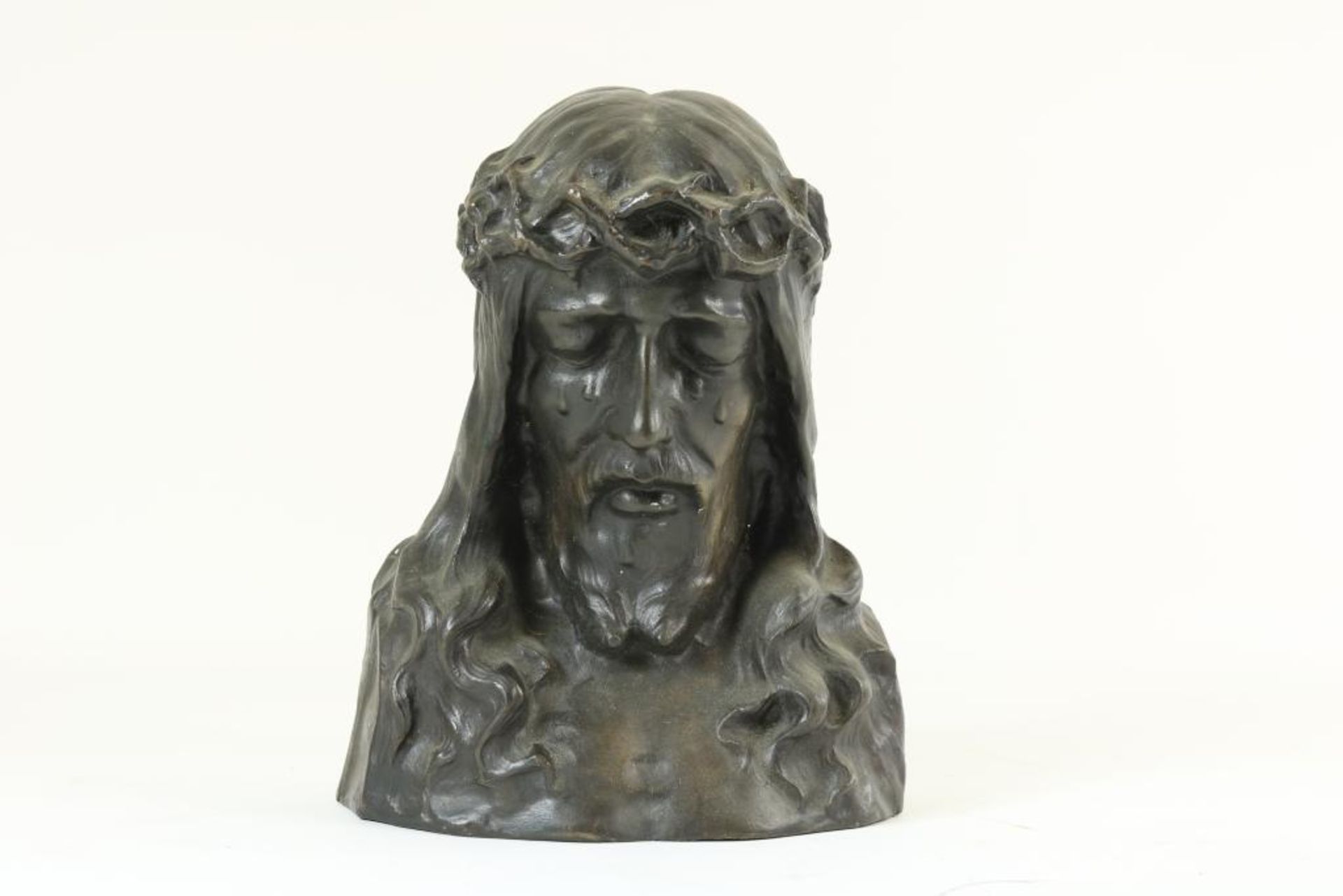 Bronzen buste van Christus