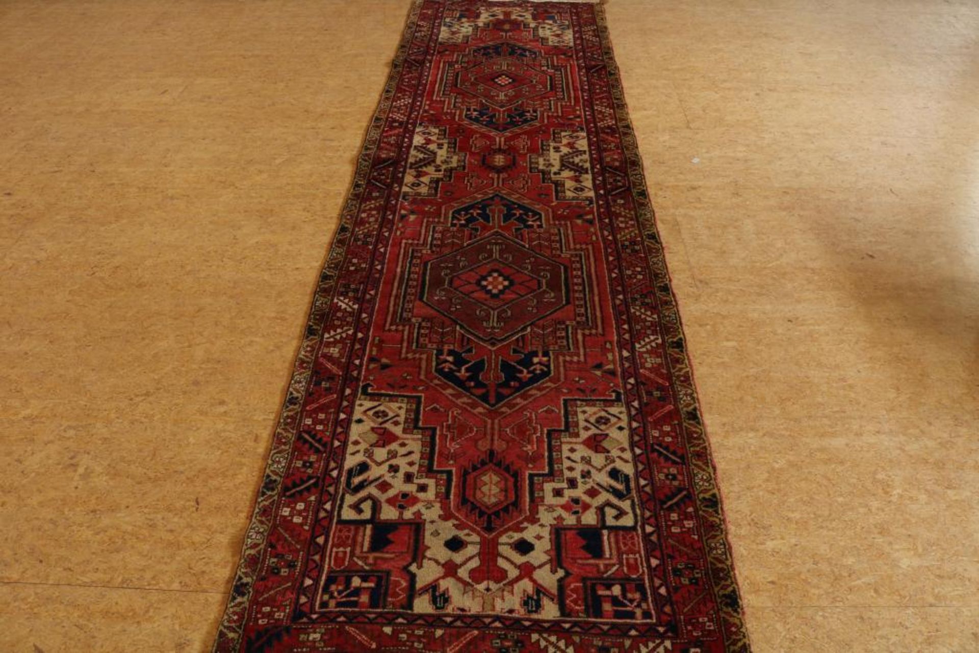 Tapijt, Heriz loper 430 x 117 cm.