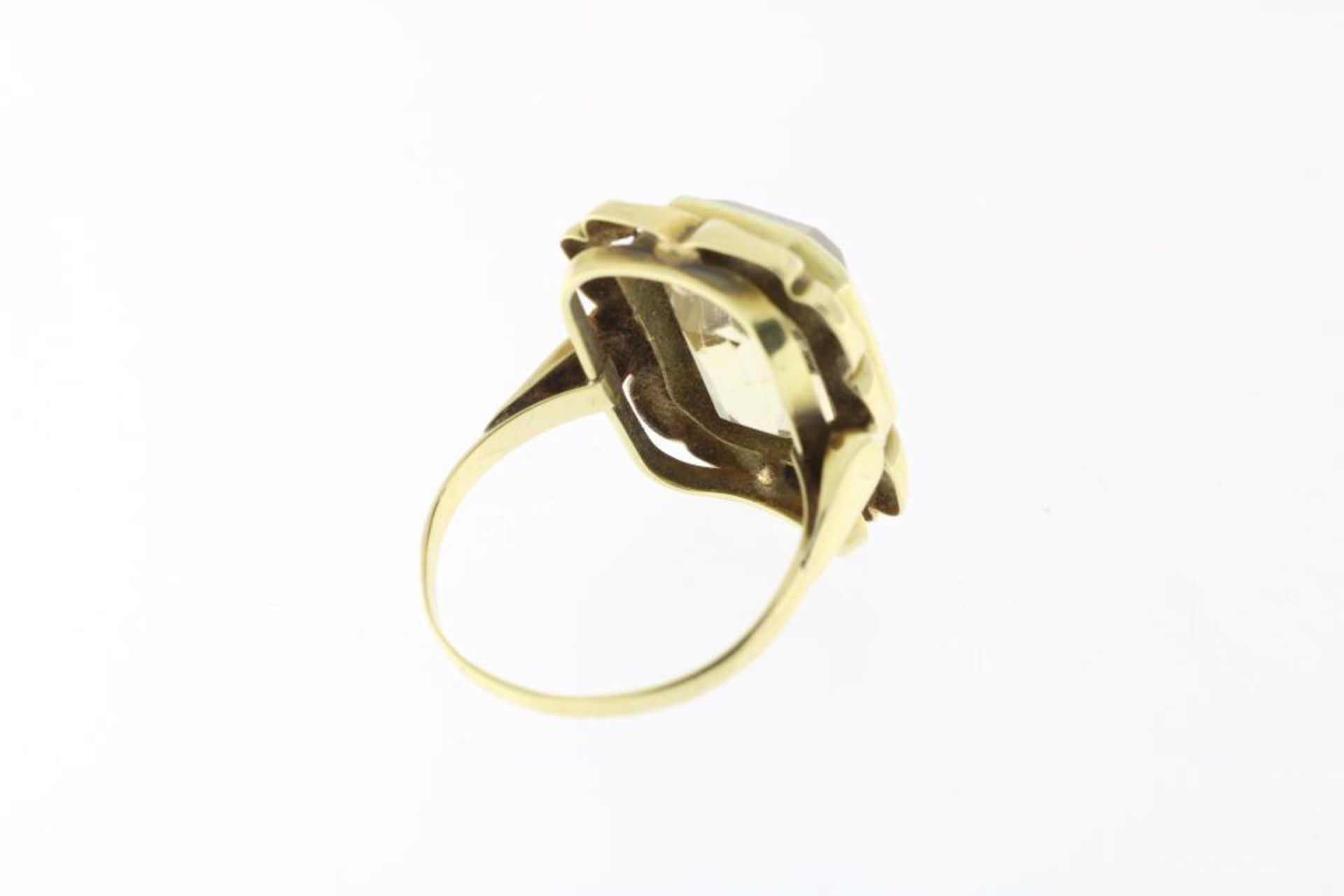 Gouden ring met citrien - Bild 3 aus 3