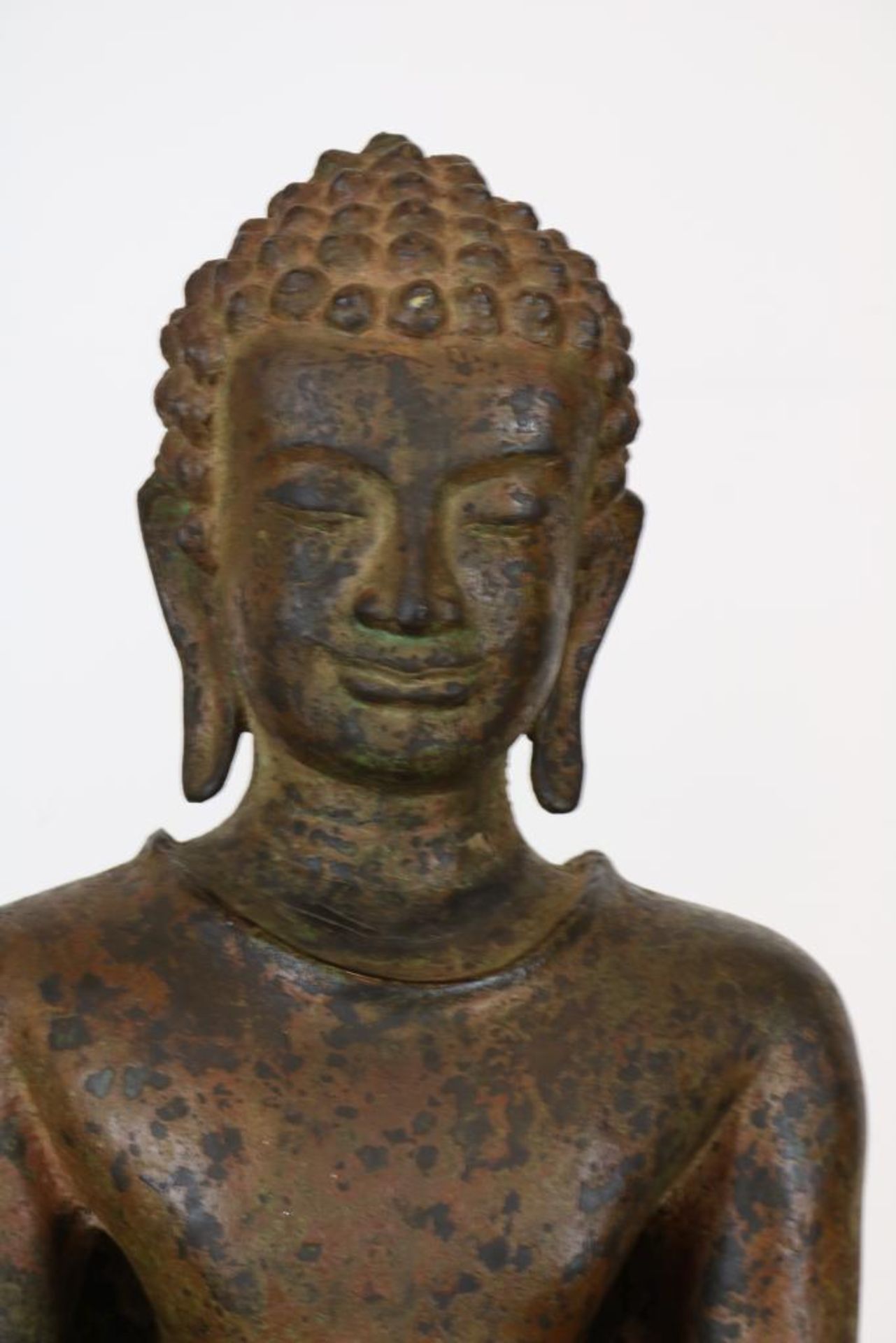 Bronzen staande Boeddha - Bild 3 aus 5