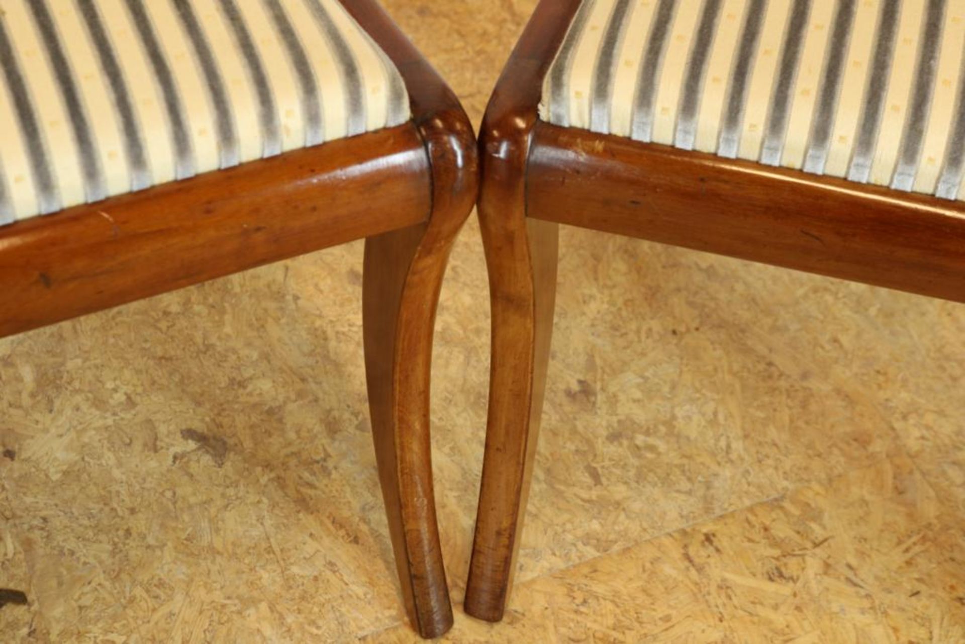 Serie van 4 Biedermeier stoelen - Bild 3 aus 4