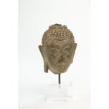 Bronzen Boeddha hoofd