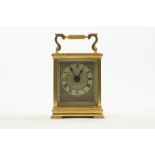 Vergulde carriage clock