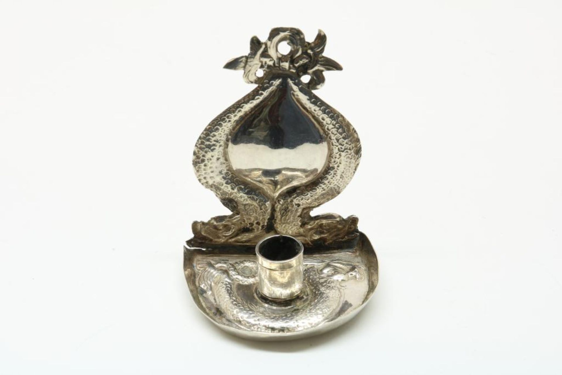 Zilveren miniatuur wandblaker